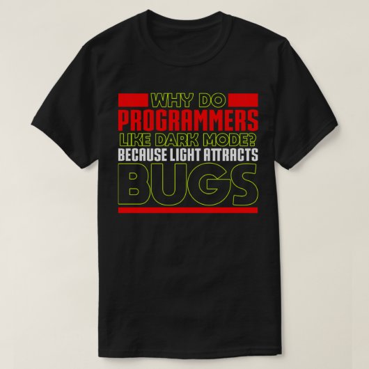 Programmieren Warum können Programmierer den dunkl T-Shirt (Design vorne)