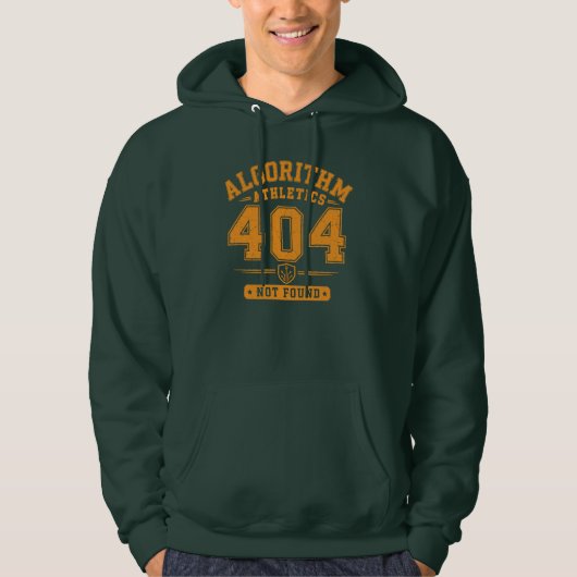 Programmierer 404, Retro Varsity Programmierer Hoodie (Vorderseite)