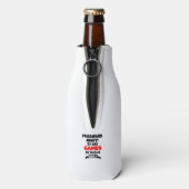 Programmierer-Analyst von Day Gamer by Night Flaschenkühler (Flasche Rückseite)