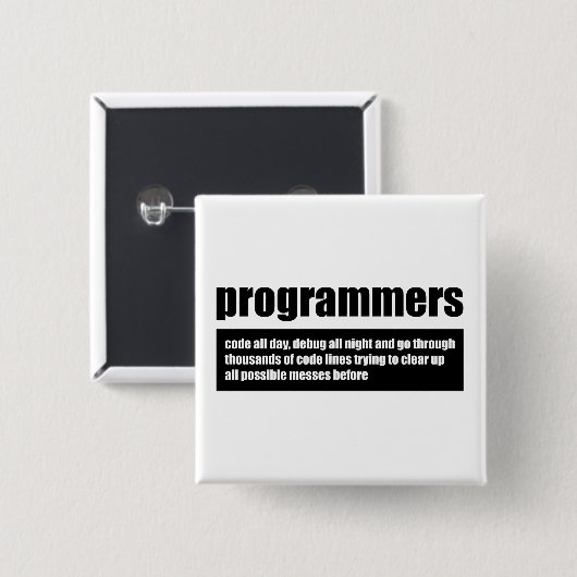 Programmierer Button (Vorne & Hinten)