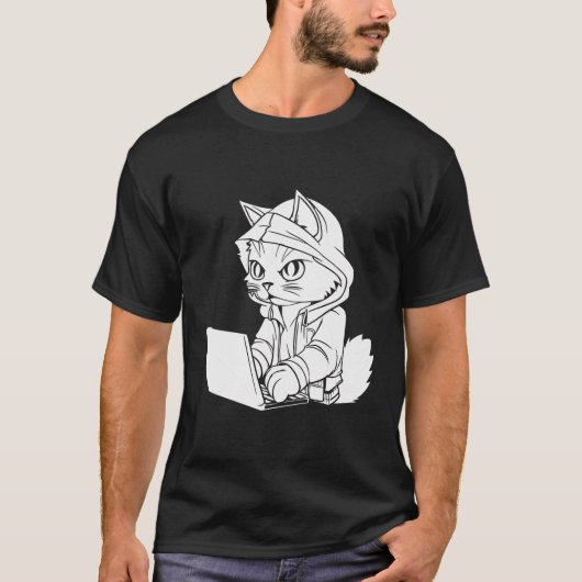 Programmierer Cat Coding Software Engineer - Entwi T-Shirt (Vorderseite)