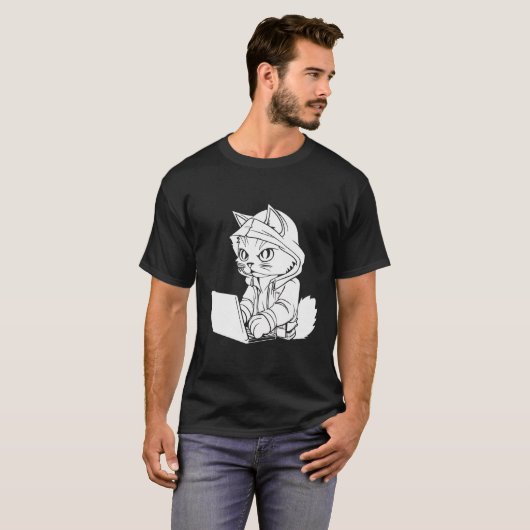 Programmierer Cat Coding Software Engineer - Entwi T-Shirt (Vorne ganz)