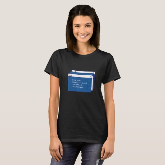 Programmierer-Code-Computer T-Shirt (Vorne ganz)