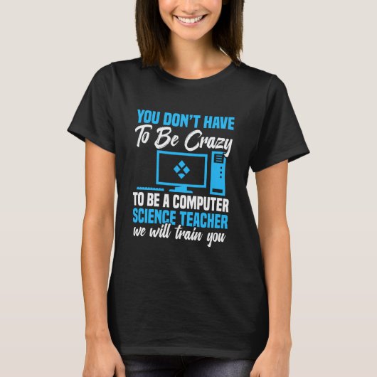 Programmierer Code Entwickler Sei Verrückt Compute T-Shirt (Vorderseite)