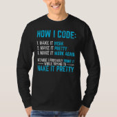 Programmierer Coder Softwareentwickler Programmier T-Shirt (Vorderseite)