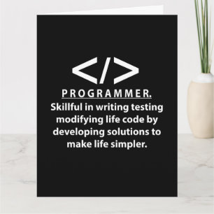 Programmierer Coding Entwickler Programmierer Karte