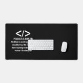 Programmierer Coding Entwickler Programmierer Schreibtischunterlage (Tastatur & Maus)