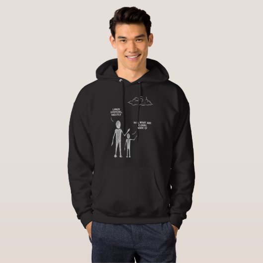 Programmierer Computer Cloud Storage Software Moto Hoodie (Vorne ganz)