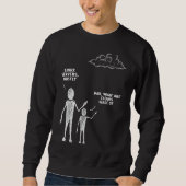 Programmierer Computer Cloud Storage Software Moto Sweatshirt (Vorderseite)