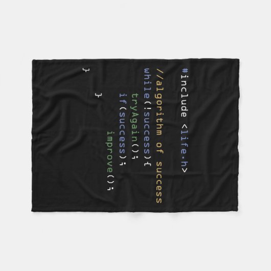 Programmierer Computerwissenschaftssystemcoding-Sp Fleecedecke (Vorderseite (Horizontal))