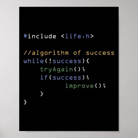 Programmierer Computerwissenschaftssystemcoding-Sp Poster (Vorne)