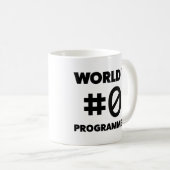 Programmierer das #0 der Welt Kaffeetasse (VorderseiteRechts)