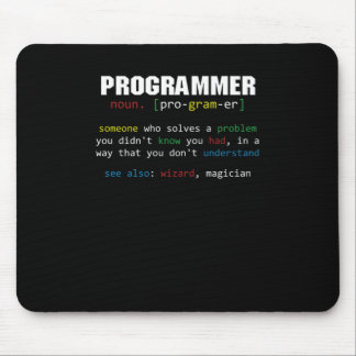 Programmierer Definition Coder Programmieren Codin Mousepad