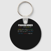 Programmierer Definition Coder Programmieren Codin Schlüsselanhänger (Vorderseite)
