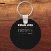 Programmierer Definition Coder Programmieren Codin Schlüsselanhänger (Vorderseite)