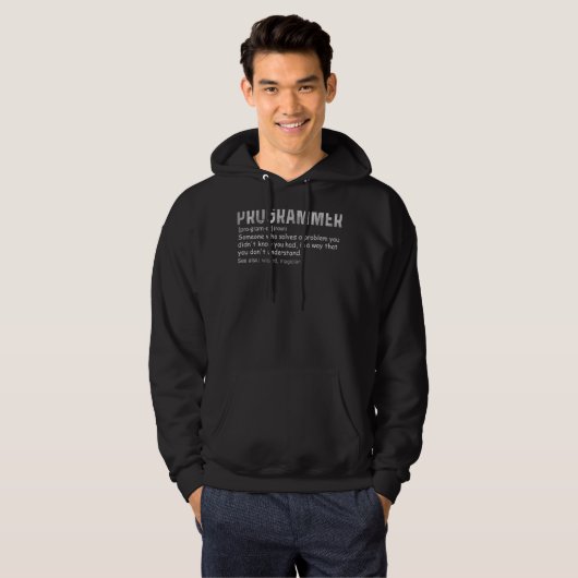 Programmierer Definition Computer Science Codierun Hoodie (Vorne ganz)
