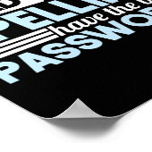 Programmierer, die Leute mit schlechter Rechtschre Poster (Ecke)