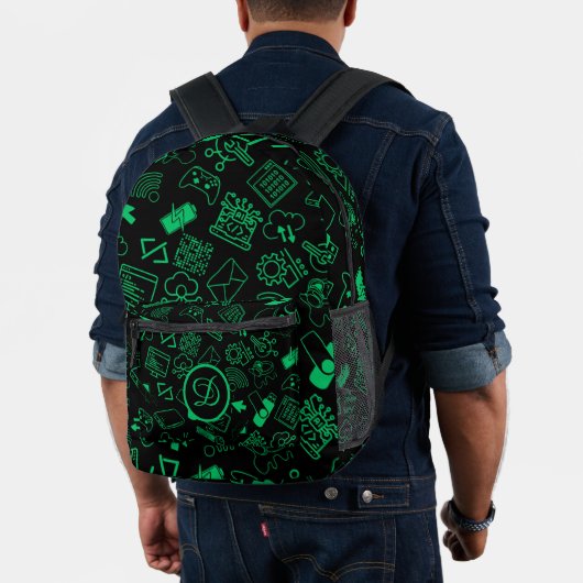 Programmierer, die Technik grün programmieren Bedruckter Rucksack (Insitu (Modell))