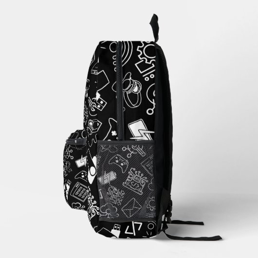 Programmierer, die Technik schwarz programmieren Bedruckter Rucksack (Rechts)