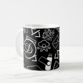 Programmierer, die Technik schwarz programmieren Kaffeetasse (Vorderseite Links)
