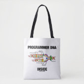 Programmierer-DNA im molekularen Spaß der Biologie Tasche (Vorderseite)