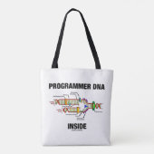 Programmierer-DNA im molekularen Spaß der Biologie Tasche (Rückseite)