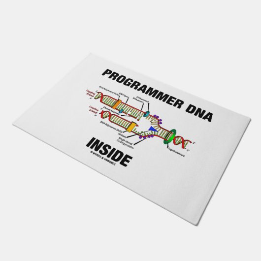 Programmierer DNA innerhalb des Fußmatte (Schrägansicht)