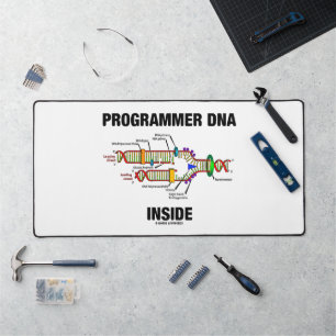 Programmierer-DNA Inside Molekularbiologie Humor Schreibtischunterlage