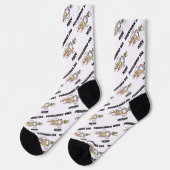 Programmierer-DNA Inside Molekularbiologie Humor Socken (Linkes Detail)