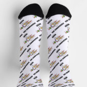 Programmierer-DNA Inside Molekularbiologie Humor Socken (Oben)