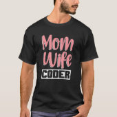Programmierer Ehefrau Programmierung Coding Softwa T-Shirt (Vorderseite)