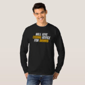 Programmierer Entwickler gibt Programmierberatung T-Shirt (Vorne ganz)