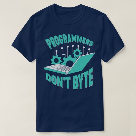 Programmierer essen keine Byte-Software-Engineer-G T-Shirt (Design vorne)