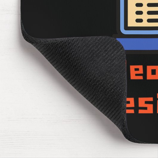 Programmierer für das zukünftige Videospiel-Design Mousepad (Ecke)
