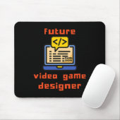 Programmierer für das zukünftige Videospiel-Design Mousepad (Mit Mouse)