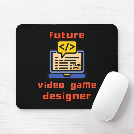 Programmierer für das zukünftige Videospiel-Design Mousepad (Mit Mouse)