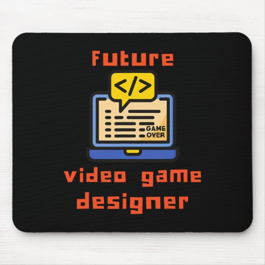 Programmierer für das zukünftige Videospiel-Design Mousepad (Vorne)
