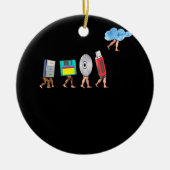 Programmierer für die Definition von Geek Keramik Ornament (Vorne)