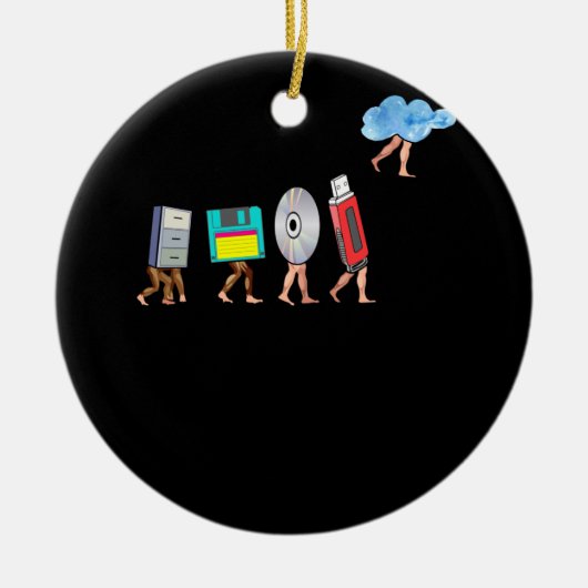 Programmierer für die Definition von Geek Keramik Ornament (Vorne)