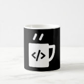 Programmierer für JavaScript-Code-Kaffee Kaffeetasse (Mittel)