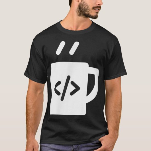 Programmierer für JavaScript-Code-Kaffee T-Shirt (Vorderseite)