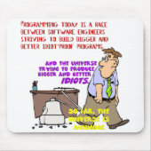 Programmierer gegen das Universum (1) Mousepad (Vorne)