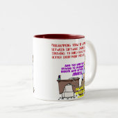 Programmierer gegen das Universum (1) Zweifarbige Tasse (VorderseiteRechts)