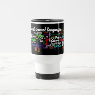 Programmierer haben mehrfache reisebecher