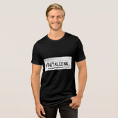 Programmierer Hacker Design Tri-Blend Shirt (Vorderseite voll)
