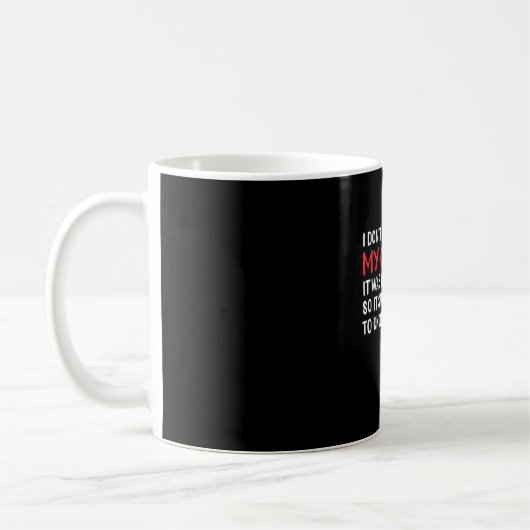 Programmierer Ich kommentiere meinen Code nicht Kaffeetasse (Links)
