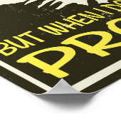 Programmierer Ich testen meinen Code nicht immer Poster (Ecke)