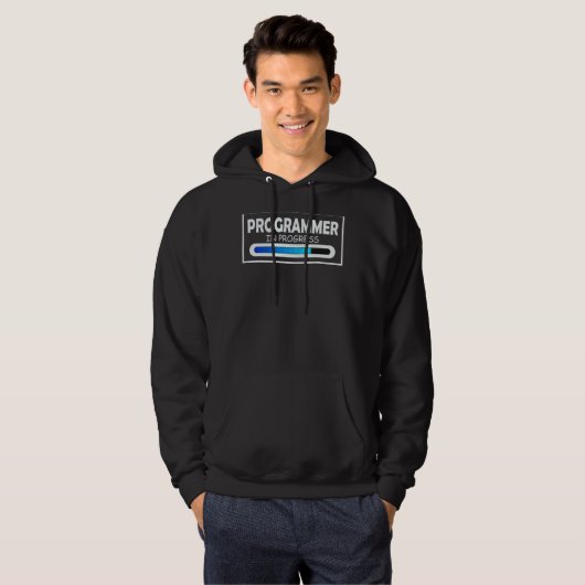 Programmierer in Progress Coder Programmierung Stu Hoodie (Vorne ganz)