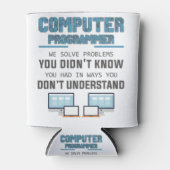 Programmierer-Informatiker Geschenk-IXe3i Dosenkühler (Vorderseite)