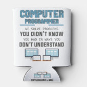 Programmierer-Informatiker Geschenk-IXe3i Dosenkühler (Rückseite)